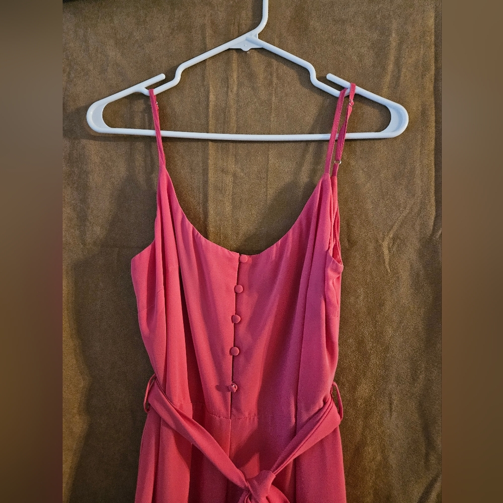 Lulus Pink Jumpsuit size M